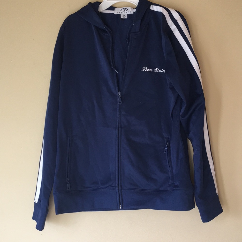 Blue Penn State zip up hoodie